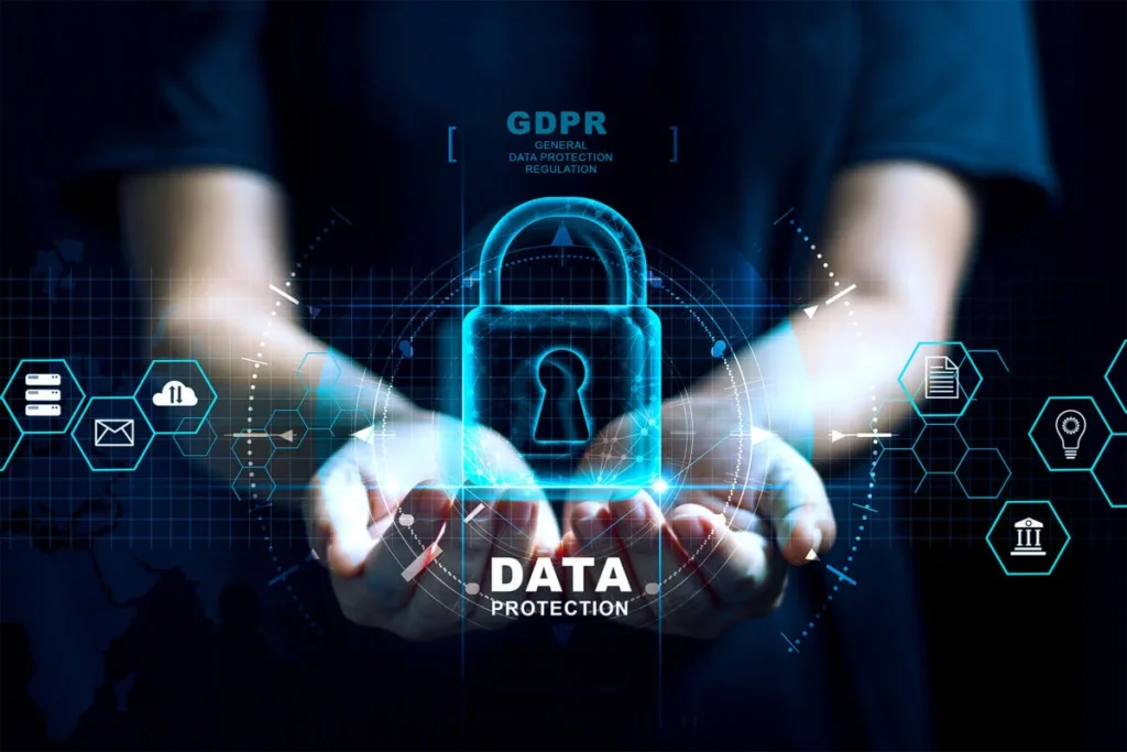 Data privacy and digital rights guide explaining online data protection and internet safety
